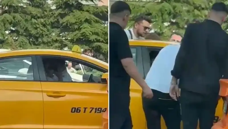 Trafikte Tartıştığı Taksi Şoförüne Yumruk Atan Sürücüye Ceza Geldi