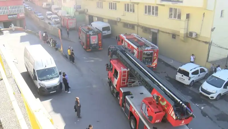 İstanbul'daki Tekstil Atölyesinde Patlayan Yangın, Panik Yarattı