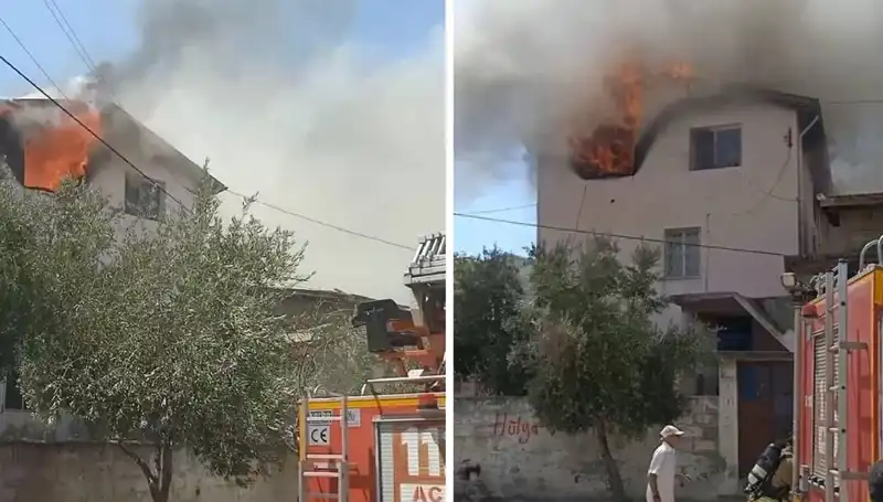 Hatay'da Korkutan Yangın: Küçük Çocuğun Hayatı Tehlikede!