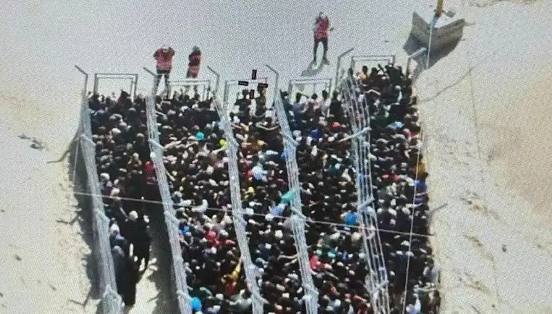 Gazze’den Şok Edici Görüntüler: Nazi Kamplarını Akla Getiren Sahne